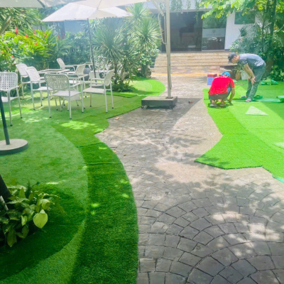 Cỏ Nhân Tạo Sân Vườn Tại Tp HCM 