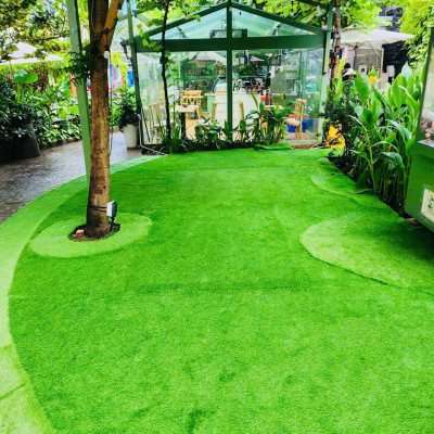Trang Trí Thảm Cỏ Quán Cafe Đẹp Giá Rẻ